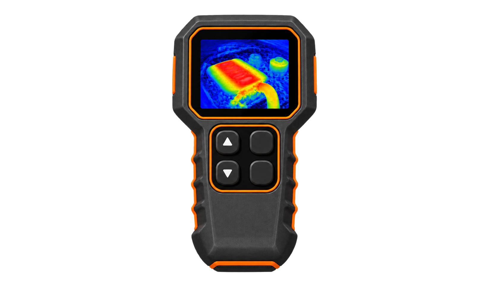 Handheld thermal inspection camera illustration