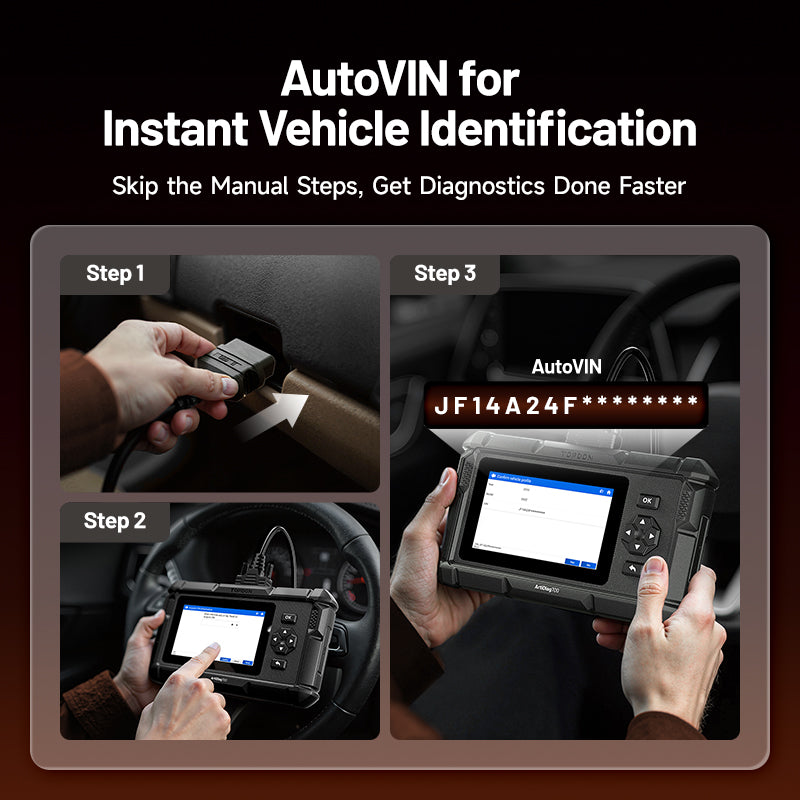 TOPDON ArtiDiag700 AutoVIN vehicle identification steps