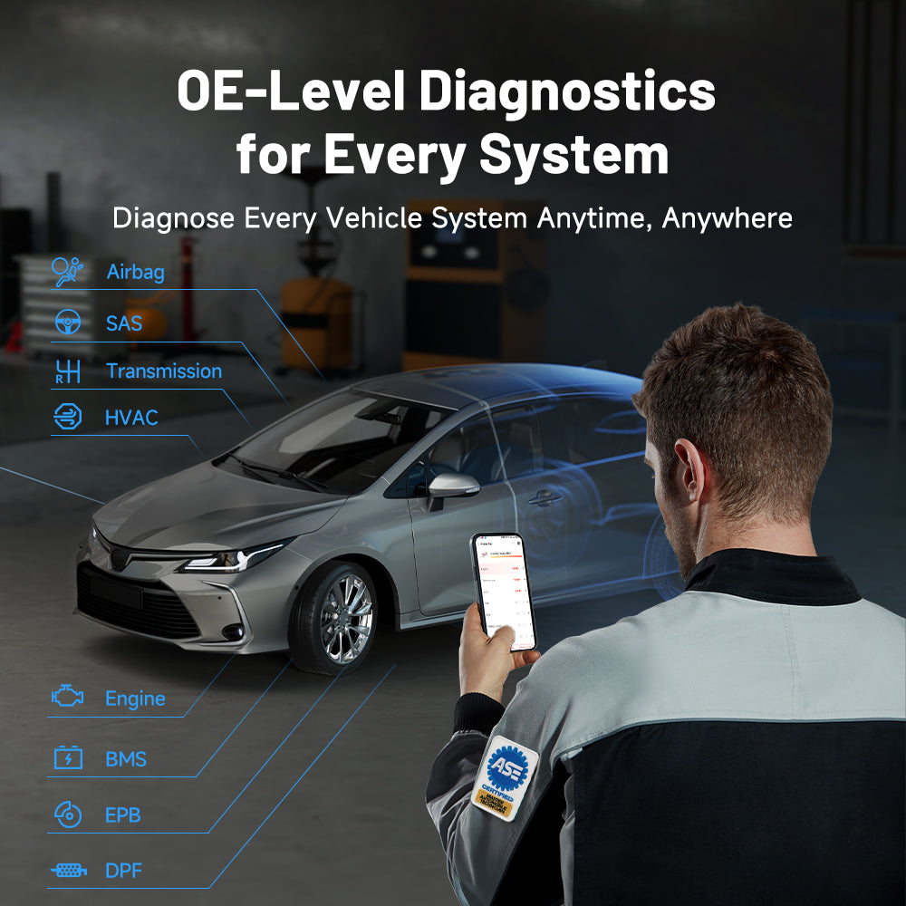 TOPDON TopScan full-system diagnostics phone app graphic