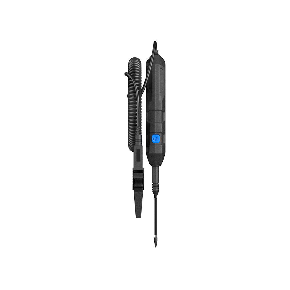 TOPDON CT100 circuit tester side view showing power button