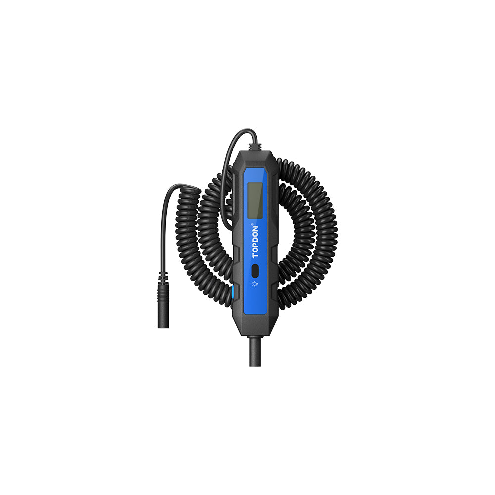 TOPDON CT100 circuit tester front with cable connector visible
