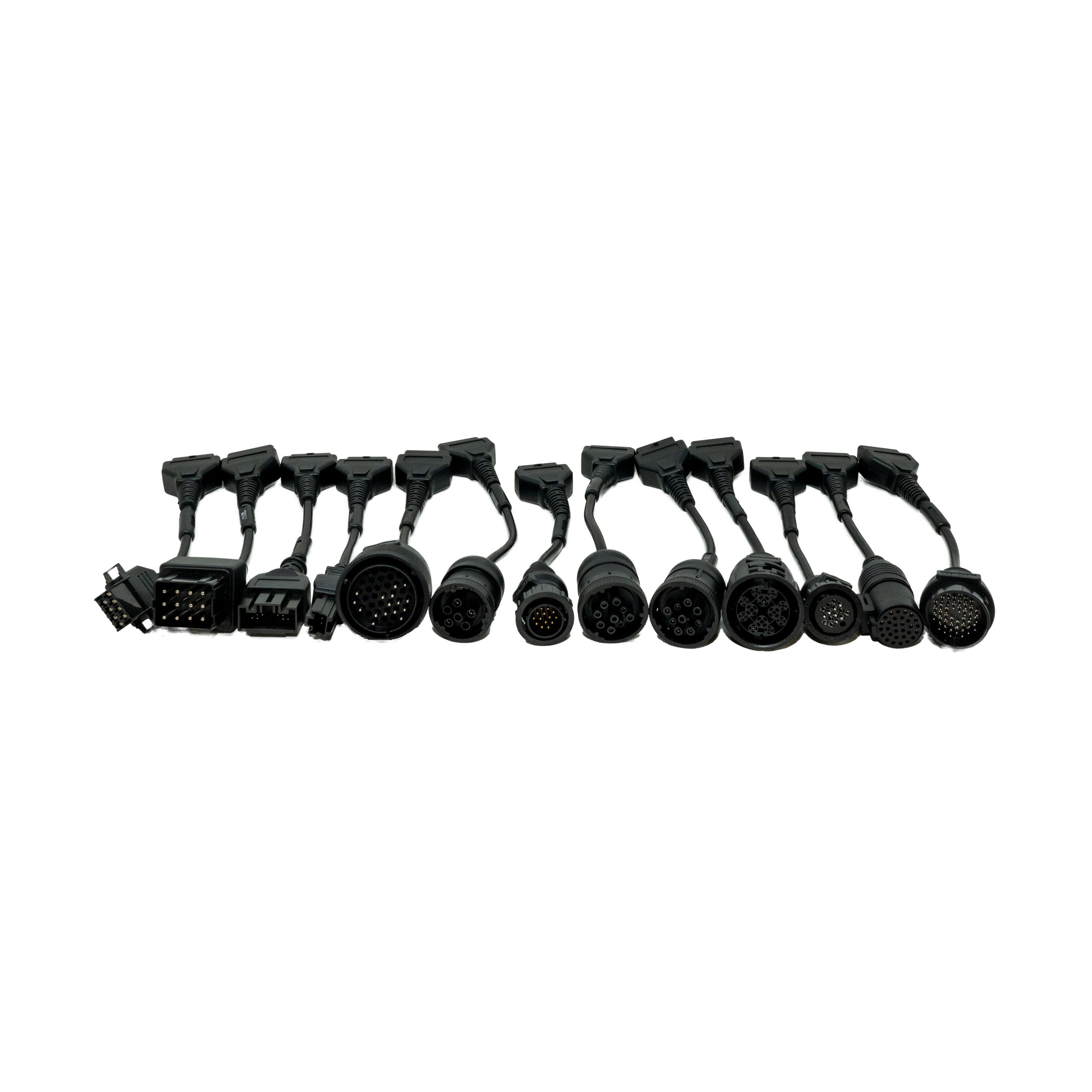 TOPDON heavy-duty non-16-pin diagnostic adapter cable set on white background
