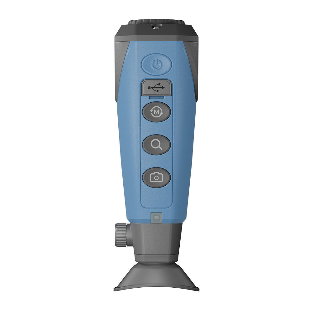 TOPDON TS004 Pro control panel with power, mode, zoom and camera buttons