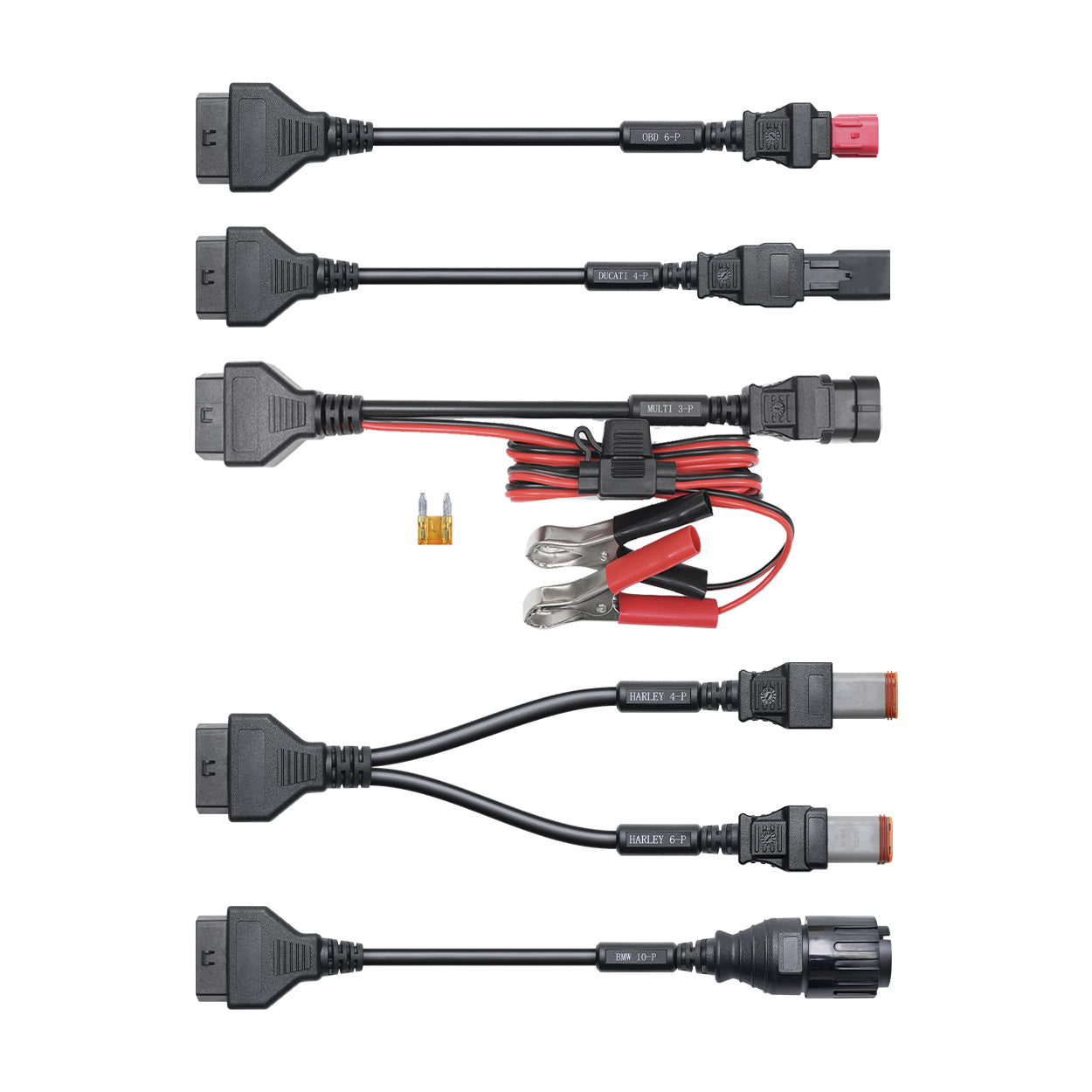 TOPDON TopScan Moto 3-in-1 Cable Package