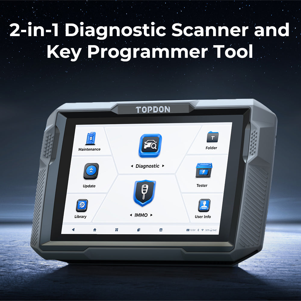TOPDON UltraDiag diagnostic and key-programming tablet front view