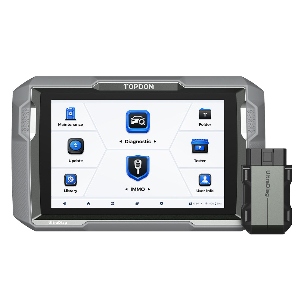 TOPDON UltraDiag diagnostic tablet with magnetic Bluetooth VCI