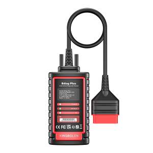 KINGBOLEN Ediag Plus Bluetooth OBD2 adapter with cable on white background