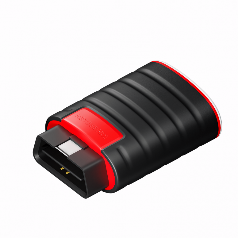 KINGBOLEN Ediag Bluetooth OBD2 adapter, angled connector view