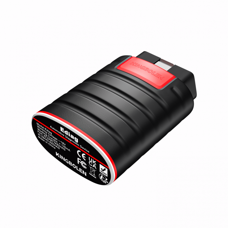 KINGBOLEN Ediag Bluetooth OBD2 adapter, underside view