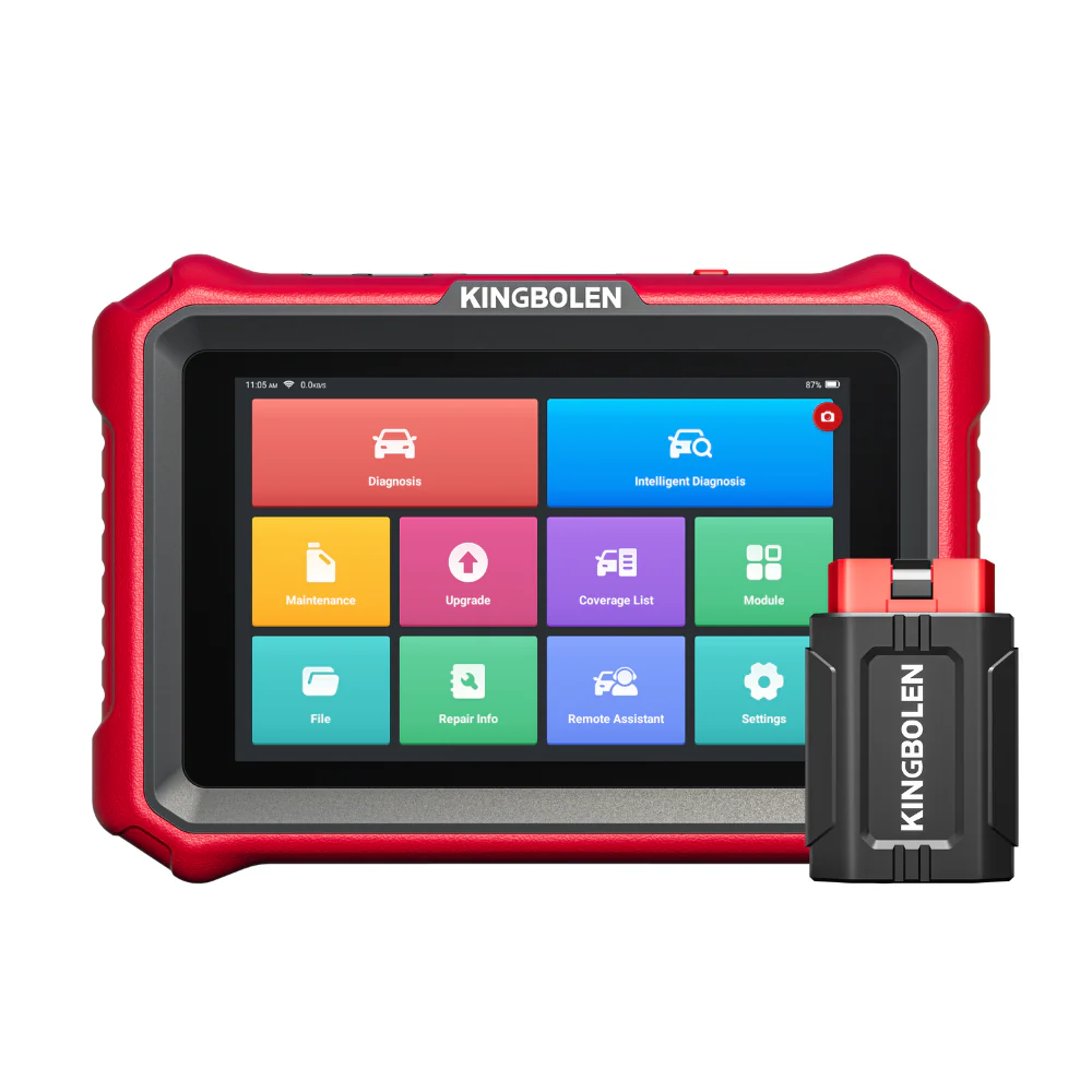 KINGBOLEN K8 Pro diagnostic tablet with Bluetooth vehicle interface