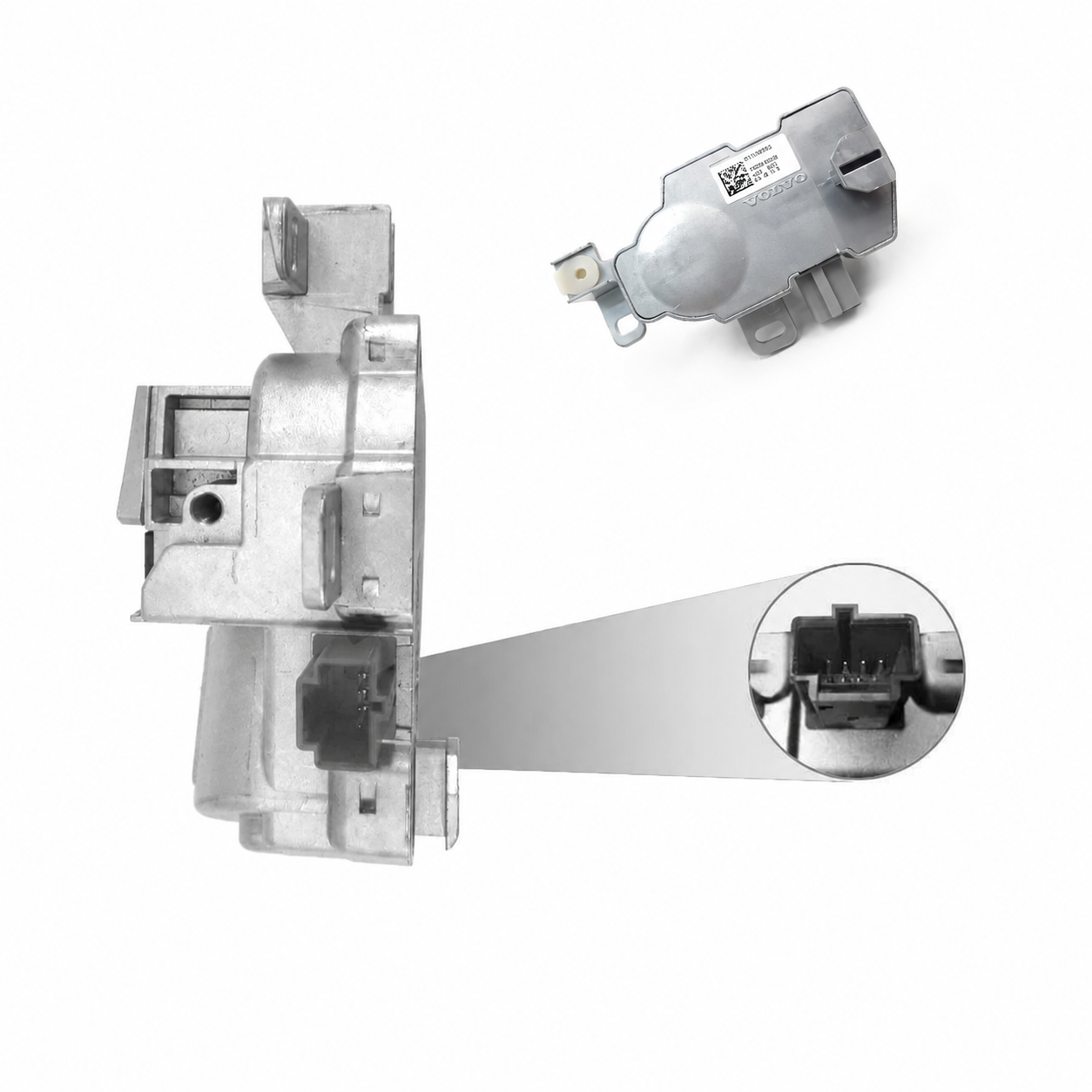 Volvo V40 original steering lock and connector compatible with this emulator