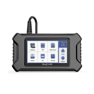 MUCAR CS90 diagnostic scanner, front view on white background