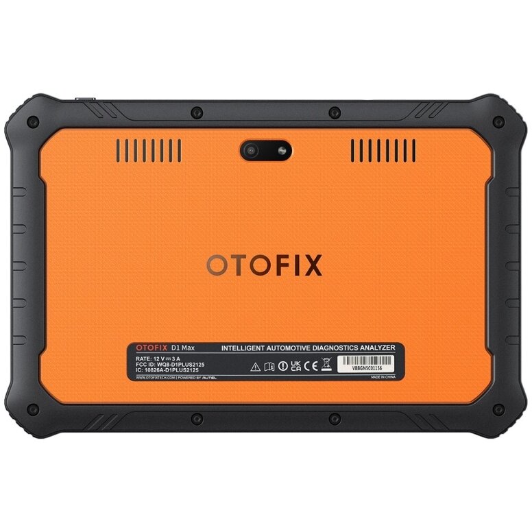 OTOFIX D1 Max diagnostic tablet rear view