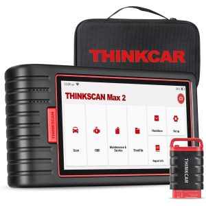 THINKCAR THINKSCAN MAX 2 diagnostic tablet with connector and carrying case