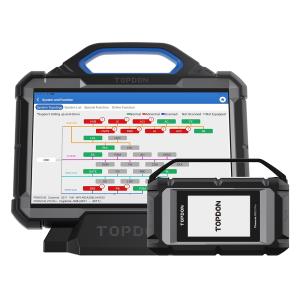 TOPDON Phoenix Max tablet and MDCI Pro with topology display