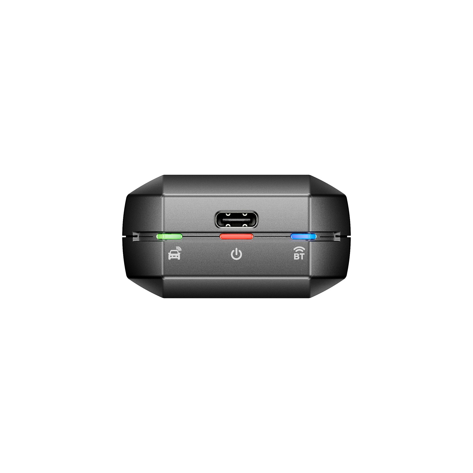 TOPDON TopScan Moto diagnostic adapter USB-C port and status lights