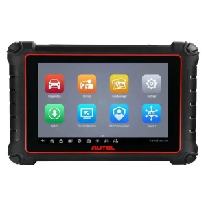 Autel MaxiCOM MK900 diagnostic tablet front view on white background