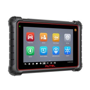 Autel MaxiPRO MP900 wired diagnostic tablet, angled front view