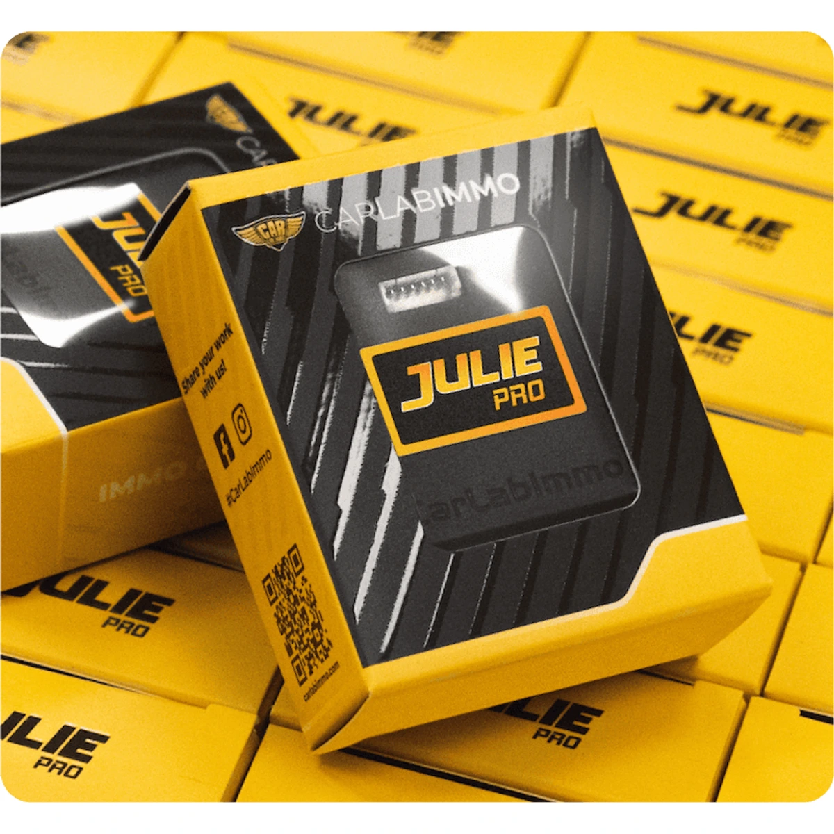 CARLABIMMO Julie PRO retail package for the V123 OE emulator