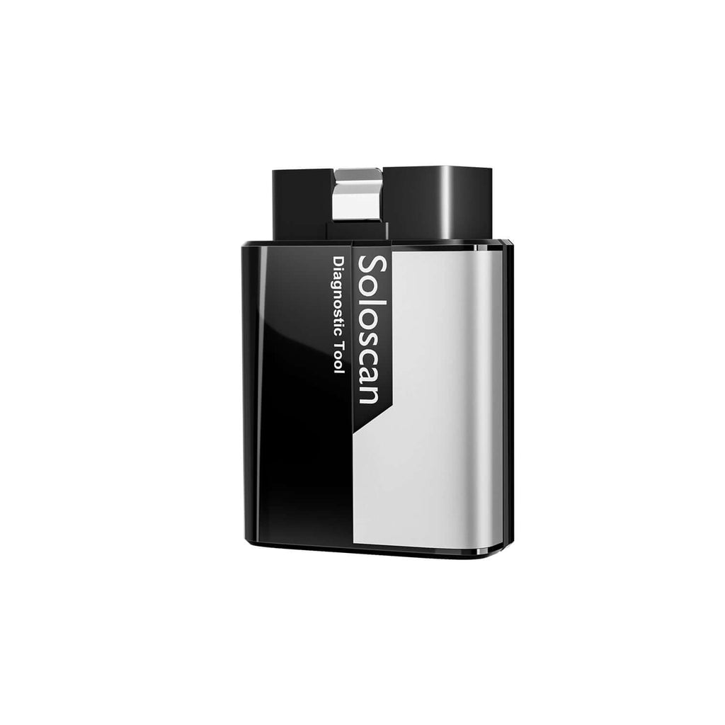 KINGBOLEN Soloscan Bluetooth diagnostic adapter, front view on white background