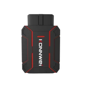 KONNWEI MAXOBD Bluetooth diagnostic adapter front view on white background