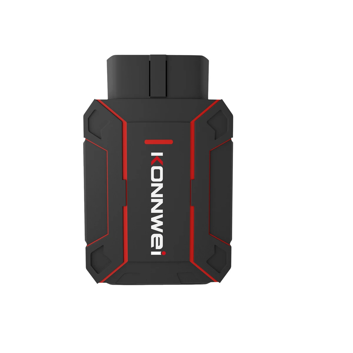 KONNWEI MAXOBD Bluetooth diagnostic adapter front view on white background