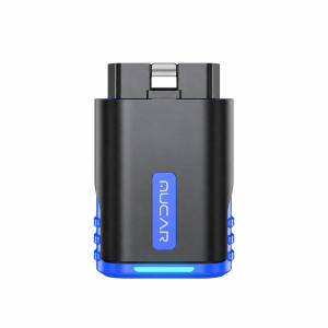 MUCAR DRIVERSCAN Bluetooth OBD2 adapter, front view on white background