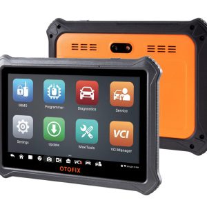 OTOFIX IM1 key programming tablet shown from front and rear
