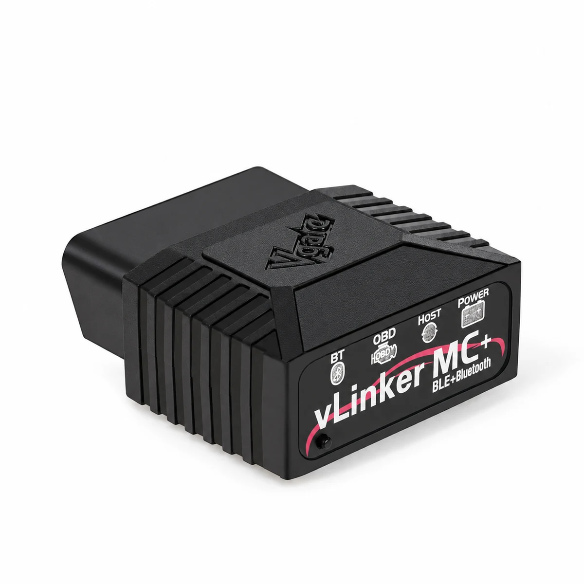 Vgate vLinker MC+ Bluetooth OBD2 adapter on white background